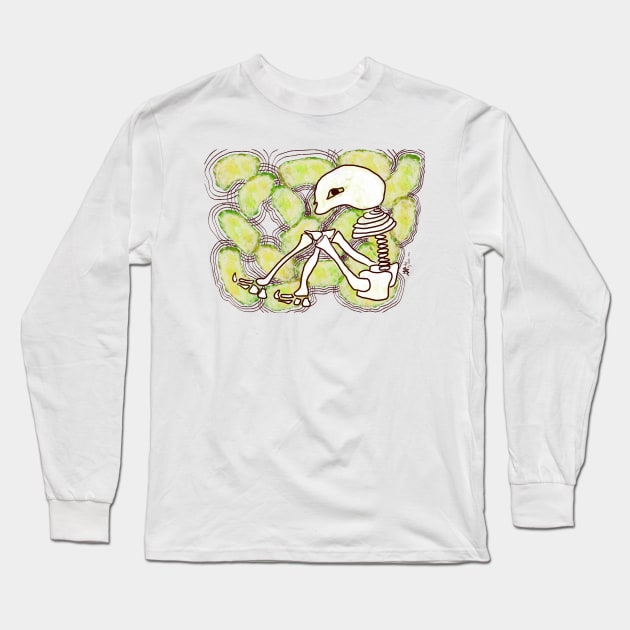 Sentimental alien Long Sleeve T-Shirt by Pragonette